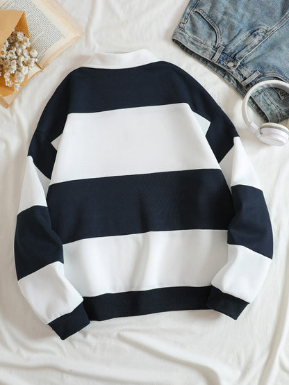 Winter Brooklyn Letter Sweatshirt For Men