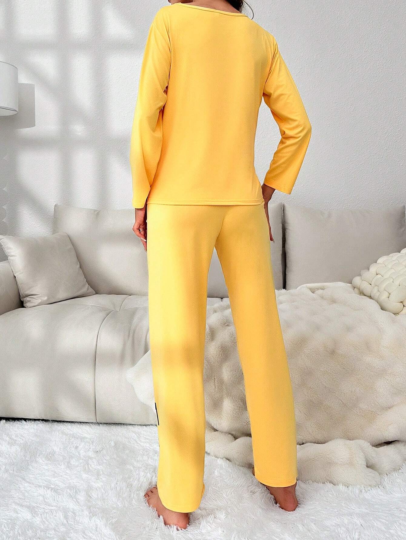 Smile Forever Printed Night Suit