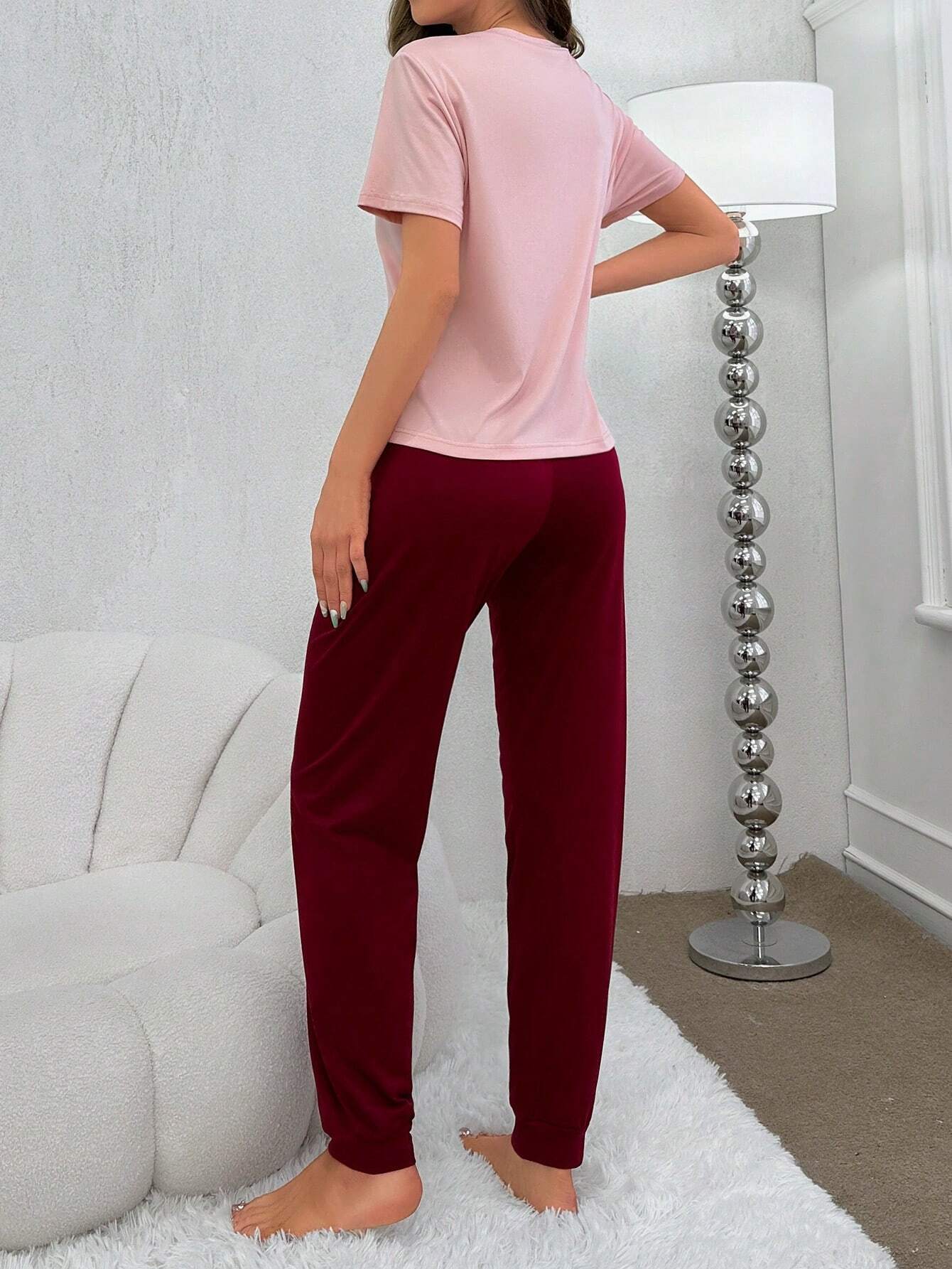 Sleepy Eyes Printed Night Suit