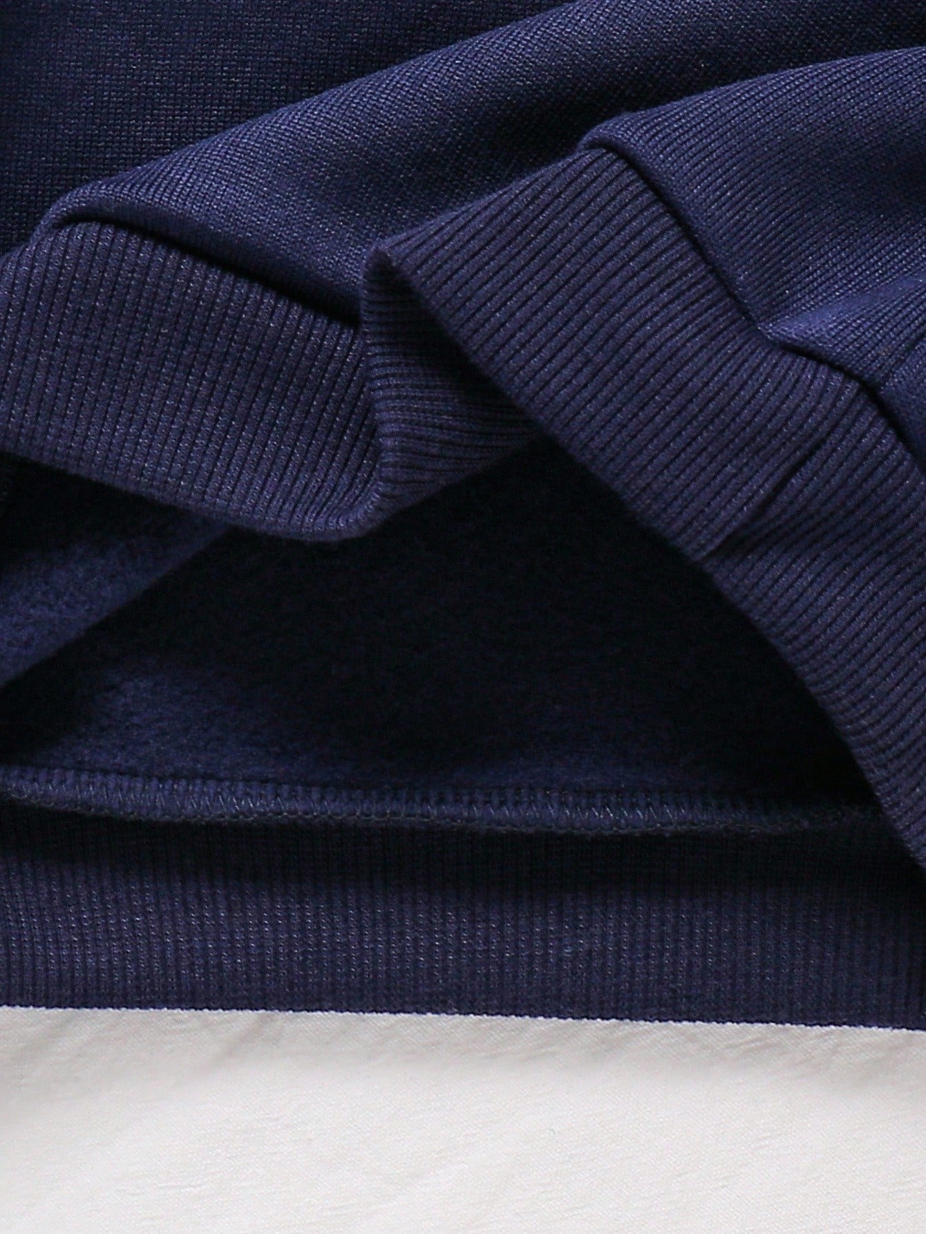 Navy Blue Contrast Printed Kids Winter Suit (Each)