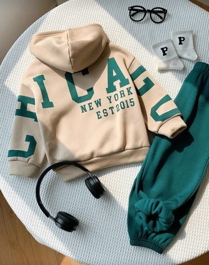 New York Printed Kids Winter Suit (Each)