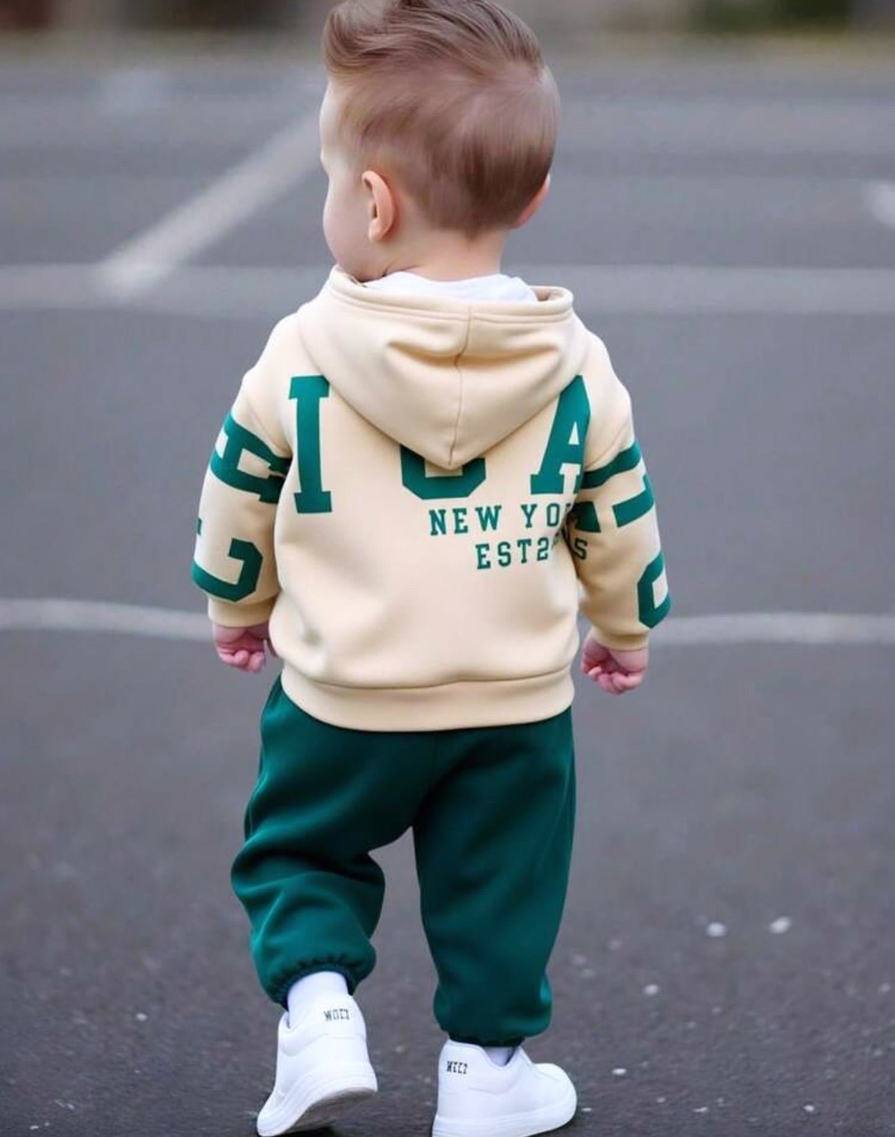 New York Printed Kids Winter Suit (Each)