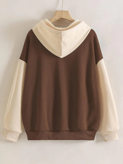 Winter Coffee With Cream Basic Hoodie For Women