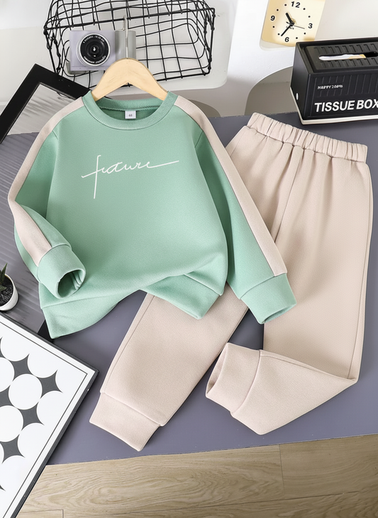 Fawn Letter Printed Kids Winter Suit (Each)