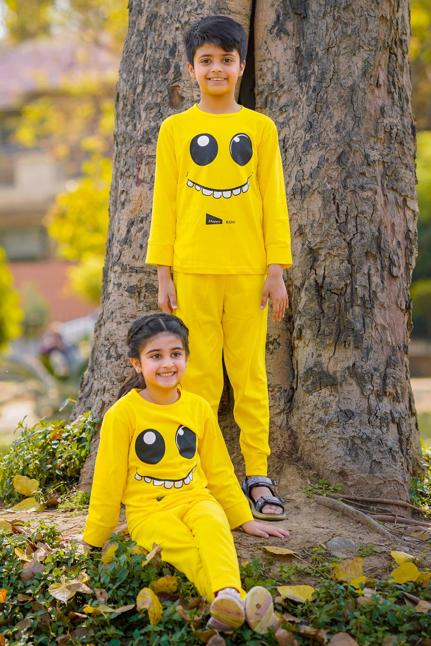 Yellow Smiley Kids Suit (Each)