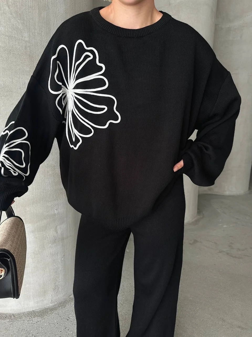 Winter Flower 2 PC Co-Ord Set